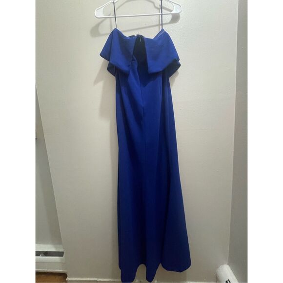 Lulus Blue Small Maxi Sleeveless Dress Prom Wedding NEW - Picture 6 of 6